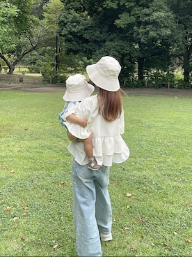「しまむら（シマムラ）のアイテム」を使った、chocoさん（レディース・153cm）の夏コーディネート