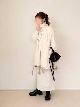 「Kastane（カスタネ）のアイテム（ジャケット/アウター）」を使った、chocoさん（レディース・153cm）の冬コーディネート