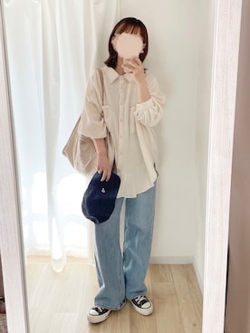 「chocomee（チョコミー）のアイテム」を使った、chocoさん（レディース・153cm）の春コーディネート