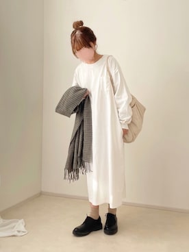 「chocomee（チョコミー）のアイテム（ジャケット/アウター）」を使った、chocoさん（レディース・153cm）の秋コーディネート