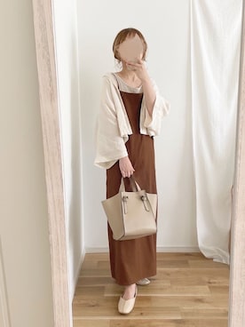 「menue（メヌエ）のアイテム」を使った、chocoさん（レディース・153cm）の春コーディネート