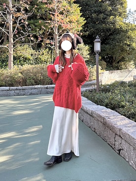 「apres jour mignon（アプレジュールミニョン）のアイテム」を使った、chocoさん（レディース・153cm）の冬コーディネート