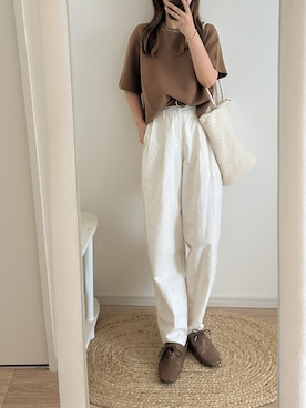 「アイテム（パンプス）」を使った、chocoさん（レディース・153cm）の夏コーディネート