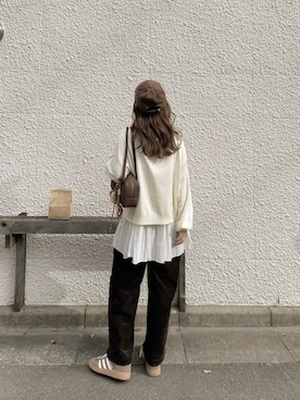 「しまむら（シマムラ）のアイテム」を使った、chocoさん（レディース・153cm）の秋コーディネート