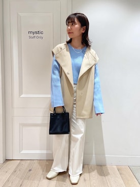 「ROROL（ロロル）のアイテム」を使った、𝗇𝖺𝗍𝗌𝗎𝗆𝗂さん（レディース・150cm）の春コーディネート