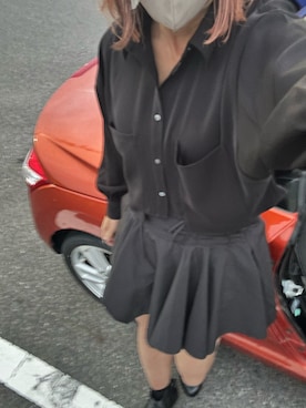 「アイテム（スカート）」を使った、おささん（メンズ・168cm）の秋コーディネート
