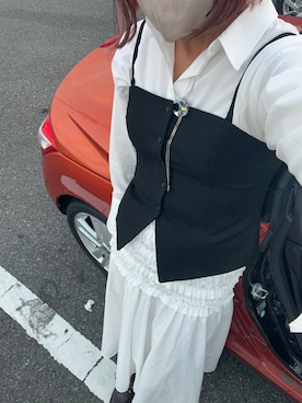 「アイテム（キャミソール）」を使った、おささん（メンズ・168cm）の夏コーディネート