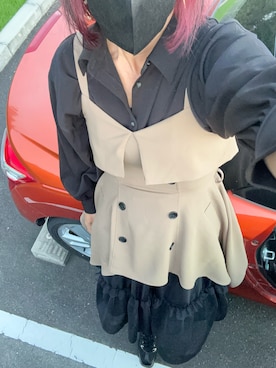 「アイテム（ワンピース/ドレス）」を使った、おささん（メンズ・168cm）の秋コーディネート