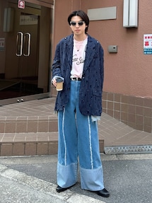 がー｜Acne Studiosのテーラードジャケットを使った参考コーディネート