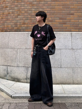 「DAIRIKU（ダイリク）のDAIRIKU / ダイリク "Totem" Neckrace（ネックレス、シルバー系）」を使った、がーさん（メンズ・177cm）の夏コーディネート