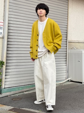 「Steven Alan（スティーブンアラン）のアイテム（シューズ）」を使った、がーさん（メンズ・177cm）の冬コーディネート
