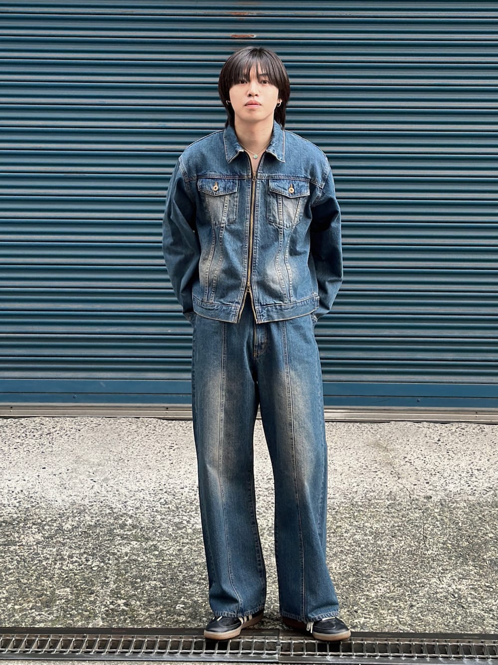 MECRE デニムジャケット　メクル　一度だけ着用 がー｜McGREGORのデニムジャケットを使ったコーディネート - WEAR