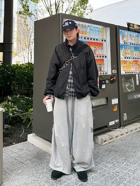 「Clarks（クラークス）のアイテム」を使った、がーさん（メンズ・177cm）の春コーディネート