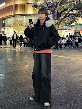 「アイテム（アクセサリー）」を使った、がーさん（メンズ・177cm・30代）の秋コーディネート