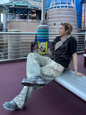 「CONZ（コンズ）のアイテム」を使った、がーさん（メンズ・177cm）の秋コーディネート