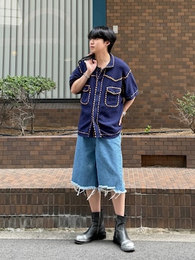 がーさん（メンズ・177cm）の夏コーディネート