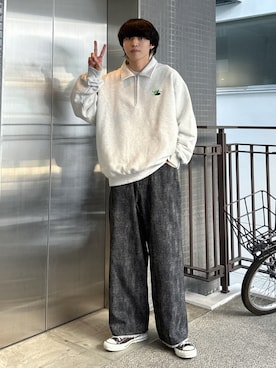 「Steven Alan（スティーブンアラン）のアイテム（シューズ）」を使った、がーさん（メンズ・177cm）の春コーディネート