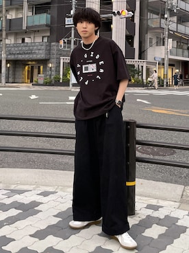 「GERMAN TRAINER（ジャーマントレーナー）のアイテム」を使った、がーさん（メンズ・177cm）の夏コーディネート
