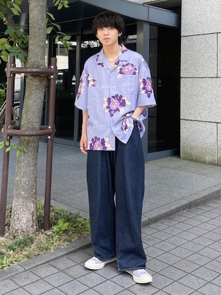 Jieda ジエダ20ss USED WIDE DENIM PANTS サイズ1 Jieda ジエダ20ss USED WIDE DENIM PANTS サイズ1 Jieda（ジエダ