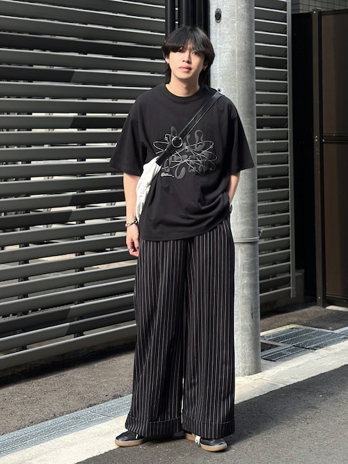 (ajouter flow) ワイド　ストレート　スラックス ajouter flow】wide straight slacks（スラックス）｜ajouter