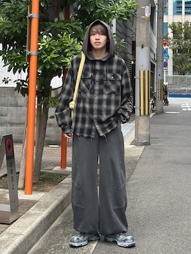 「アイテム（スウェットパンツ）」を使った、がーさん（メンズ・177cm・30代）の秋コーディネート