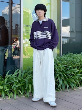 「GERMAN TRAINER（ジャーマントレーナー）のアイテム」を使った、がーさん（メンズ・177cm）の秋コーディネート