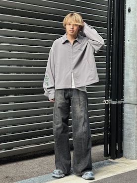 「アイテム（タンクトップ）」を使った、がーさん（メンズ・177cm）の秋コーディネート