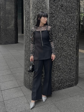 「アイテム（その他トップス）」を使った、comachiさん（レディース・163cm）の夏コーディネート