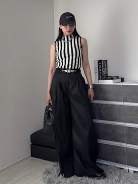 「abaskdesign（アバスクデザイン）のアイテム」を使った、comachiさん（レディース・163cm）の春コーディネート