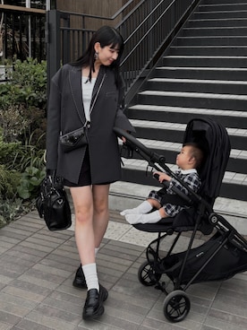 「Re:EDIT（リエディ）のアイテム」を使った、comachiさん（レディース・163cm）の春コーディネート