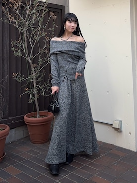 「Ada.（エイダ）のアイテム」を使った、comachiさん（レディース・163cm）の冬コーディネート