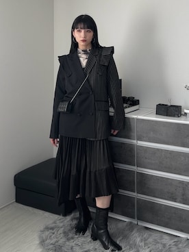 「アイテム（財布）」を使った、comachiさん（レディース・163cm）の春コーディネート