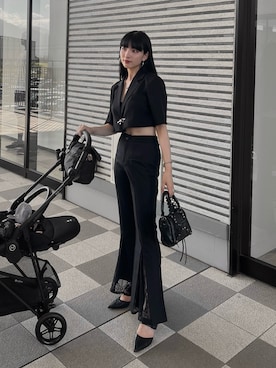 「アイテム（パンプス）」を使った、comachiさん（レディース・163cm）の夏コーディネート