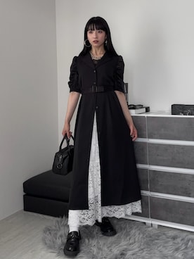 「SHEENA（シーナ）のアイテム」を使った、comachiさん（レディース・163cm）の春コーディネート