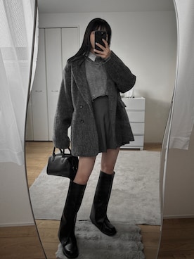 「Ada.（エイダ）のアイテム」を使った、comachiさん（レディース・163cm）の冬コーディネート