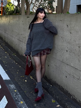 「おでかけコーデ」｜comachiさん（レディース・163cm）の冬コーディネート