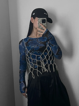 「アイテム（キャミソール）」を使った、comachiさん（レディース・163cm）の秋コーディネート