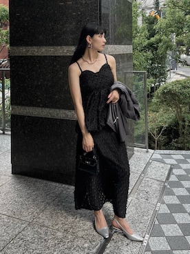comachiさん（骨格ナチュラル・レディース・163cm）の夏コーディネート