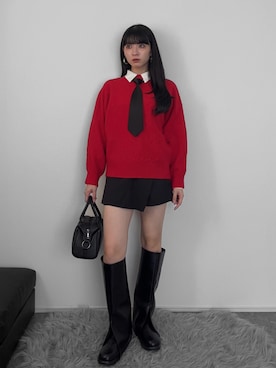 「HARE（ハレ）のアイテム（フォーマルスーツ/小物）」を使った、comachiさん（レディース・163cm）の秋コーディネート