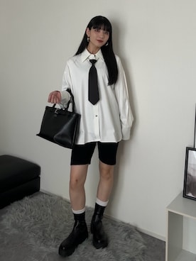 「HARE（ハレ）のアイテム」を使った、comachiさん（レディース・163cm）の秋コーディネート