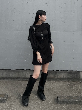 「アイテム（リング）」を使った、comachiさん（レディース・163cm）の秋コーディネート