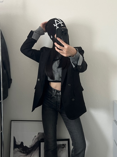 MVS BLACK FLARE(L) / ロングサイズ（デニムパンツ）｜MOUSSY