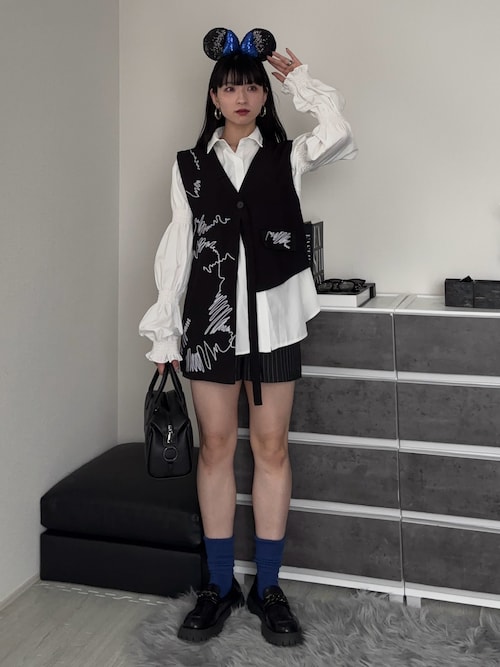 MONO8 ベスト ジレ アシンメトリーベスト レディース : ZOZOTOWN Yahoo