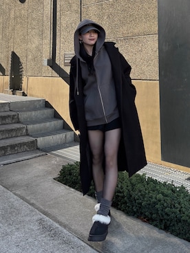 「アイテム（その他シューズ）」を使った、comachiさん（レディース・163cm・20代）の冬コーディネート