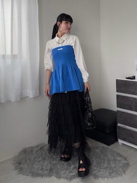 「Ada.（エイダ）のアイテム」を使った、comachiさん（レディース・163cm）の夏コーディネート