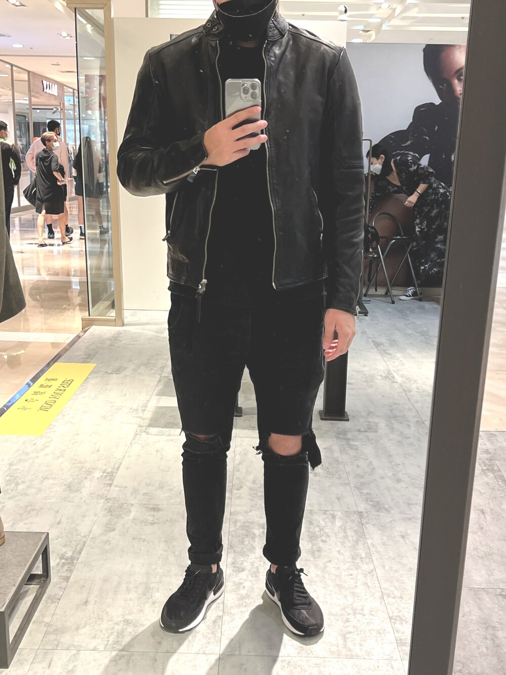 ALL SAINTS ムートンジャケット