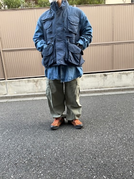 「インスタフォローしてね！」｜Motoさん（メンズ・161cm）の秋コーディネート