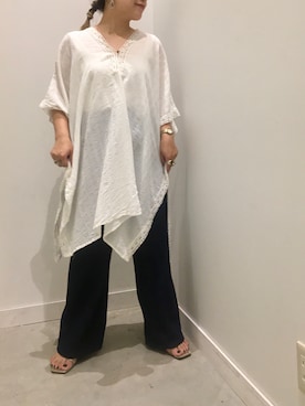 真依子さん（レディース・152cm）の夏コーディネート