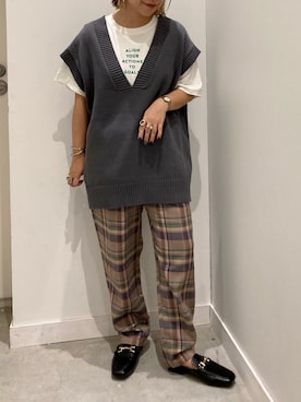 真依子さんのコーディネート