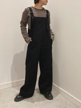 「AMERICAN HOLIC」｜「アイテム（ブルゾン）」を使った、真依子さん（レディース・152cm）の冬コーディネート